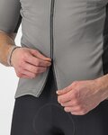 CASTELLI Kolesarski dres s kratkimi rokavi - PERFETTO ROS 2 WIND - siva