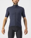 CASTELLI Kolesarski dres s kratkimi rokavi - PERFETTO ROS 2 WIND - modra