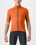CASTELLI Kolesarski dres s kratkimi rokavi - PERFETTO RoS 2 WIND - oranžna