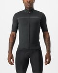 CASTELLI Kolesarski dres s kratkimi rokavi - PRO THERMAL MID - črna