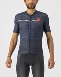 CASTELLI Kolesarski dres s kratkimi rokavi - INSIDER - modra