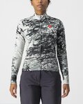 CASTELLI Kolesarski dres z dolgimi rokavi zimski - UNLIMITED W THERMAL - siva/bela