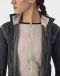 CASTELLI Kolesarska  podaljšana jakna - ALPHA ULTIMATE INSULATED W - črna