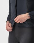 CASTELLI Kolesarska  podaljšana jakna - PERFETTO ROS 2 W - črna