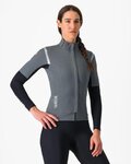 CASTELLI Kolesarski dres s kratkimi rokavi - GABBA ROS 2 W - siva