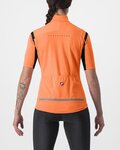 CASTELLI Kolesarski dres s kratkimi rokavi - GABBA RoS 2 W - oranžna