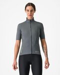 CASTELLI Kolesarski dres s kratkimi rokavi - PERFETTO ROS 2 WIND W - siva