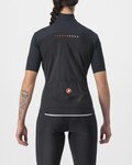 CASTELLI Kolesarski dres s kratkimi rokavi - PERFETTO ROS 2 W WIND - črna
