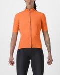 CASTELLI Kolesarski dres s kratkimi rokavi - PERFETTO RoS 2 W WIND - oranžna