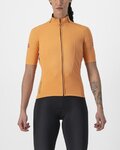 CASTELLI Kolesarski dres s kratkimi rokavi - PERFETTO ROS 2 W WIND - oranžna