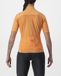 CASTELLI Kolesarski dres s kratkimi rokavi - PERFETTO ROS 2 W WIND - oranžna