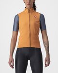 CASTELLI Kolesarski brezrokavnik - PERFETTO ROS 2 W - oranžna