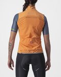 CASTELLI Kolesarski brezrokavnik - PERFETTO ROS 2 W - oranžna