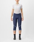 CASTELLI Kolesarske 3/4 hlače brez naramnic - VELOCISSIMA THERMAL - modra