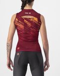 CASTELLI Kolesarski dres brez rokavov - INSIDER W - bordo