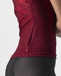 CASTELLI Kolesarski dres brez rokavov - INSIDER W - bordo