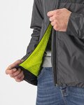 CASTELLI Kolesarska  vetru odporna jakna - RISCALDA PUFFY - siva