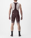 CASTELLI Kolesarske kratke hlače z naramnicami - FREE AERO RC CLASSIC - bordo/bela