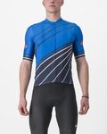 CASTELLI Kolesarski dres s kratkimi rokavi - SPEED STRADA - modra