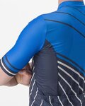 CASTELLI Kolesarski dres s kratkimi rokavi - SPEED STRADA - modra