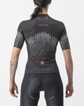 CASTELLI Kolesarski dres s kratkimi rokavi - AERO PRO W - črna