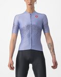 CASTELLI Kolesarski dres s kratkimi rokavi - AERO PRO W - vijolična