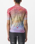 CASTELLI Kolesarski dres s kratkimi rokavi - MARMO - vijolična