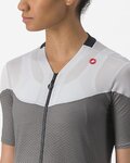 CASTELLI Kolesarski dres s kratkimi rokavi - GRADIENT COLOR BLOCK - siva