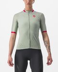 CASTELLI Kolesarski dres s kratkimi rokavi - PEZZI - zelena