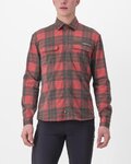 CASTELLI srajca - UNLIMITED FLANNEL - rdeča