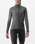 CASTELLI Kolesarska  podaljšana jakna - TRANSITION 2 W - siva