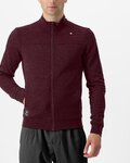 CASTELLI pulover - VIGORELLI TRACK - bordo