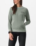CASTELLI pulover - LOGO W SWEATSHIRT - svetlo zelena