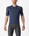 CASTELLI Kolesarski dres s kratkimi rokavi - ESPRESSO - modra