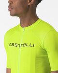 CASTELLI Kolesarski dres s kratkimi rokavi - PROLOGO LITE - rumena