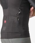 CASTELLI Kolesarski dres s kratkimi rokavi - UNLIMITED PRO - antracit
