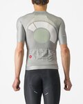 CASTELLI Kolesarski dres s kratkimi rokavi - R-A/D - siva