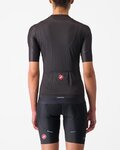 CASTELLI Kolesarski dres s kratkimi rokavi - ESPRESSO W - antracit