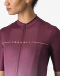 CASTELLI Kolesarski dres s kratkimi rokavi - SALITA - bordo