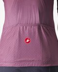 CASTELLI Kolesarski dres s kratkimi rokavi - SALITA - bordo