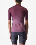CASTELLI Kolesarski dres s kratkimi rokavi - SALITA - bordo