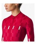 CASTELLI Kolesarski dres s kratkimi rokavi - DIMENSIONE - rdeča