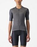 CASTELLI Kolesarski dres s kratkimi rokavi - UNLIMITED PRO W - siva