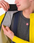 CASTELLI Kolesarska  podaljšana jakna - PERFETTO AIR - rumena