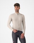 CASTELLI Kolesarski dres z dolgimi rokavi zimski - ESPRESSO THERMAL - siva