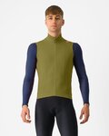CASTELLI Kolesarski brezrokavnik - ESPRESSO VEST - zelena