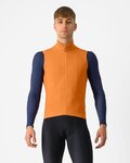 CASTELLI Kolesarski brezrokavnik - ESPRESSO VEST - oranžna