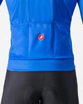 CASTELLI Kolesarski dres z dolgimi rokavi zimski - LINEARE - modra