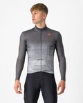 CASTELLI Kolesarski dres z dolgimi rokavi zimski - UNLIMITED THERMAL - siva