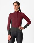 CASTELLI Kolesarska  podaljšana jakna - PERFETTO AIR W - bordo